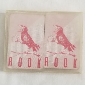 Vintage 1959 ROOK Red Parker Brother Playing Cards